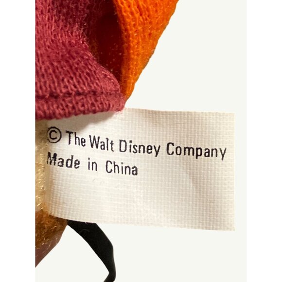 Walt Disney Cinderella Plush Stuffed Jaq Mouse Christmas Ornament Vintage - Picture 3 of 8